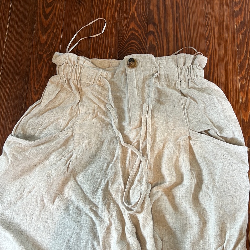 Princess Polly The Rex Pants Beige - US 4 - Picture 3 of 7